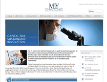 Tablet Screenshot of meycapital.com